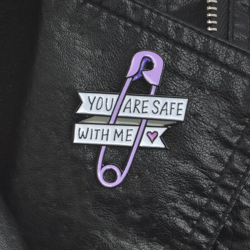 Keep Calm and Carry On, You're Safe With Me: A Badge of Belonging.